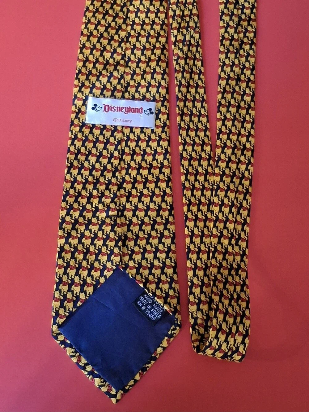 Disney Winnie The Pooh Silk Neck Tie